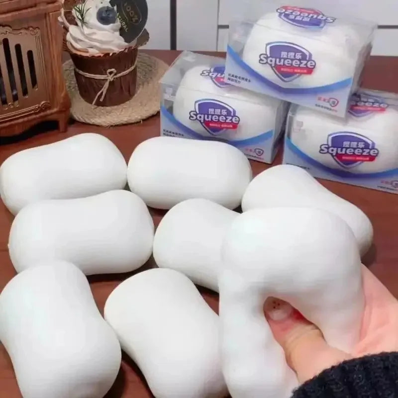 /Crunchy Soap Ball Squishy Stress Ball Filled Soft Squeeze Fidget Toy Anti-Stress Anxiety Relief Hand Decompression Toy